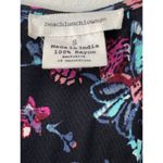 BeachLunchLounge  Kayla Sleeveless Floral Fringe Tie Shift Dress Womens Sz Small Photo 3