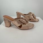 Lulus Dorothea Rose Gold Knotted High Heel Sandals size 8 New in Box Metallic Photo 2