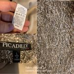 PICADILLY BEIGE & BLACK EYELASH FRINGE BLAZER (L) Size L Photo 9