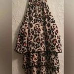 Urban Outfitters NWT Kendal Brown/Tan Cheetah Animal Print Tiered Romper; size L Photo 1