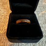 Resin Stackable Retro Minimalist Ring Size 7 Photo 1