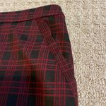Skies Are Blue NWT- Red & Black Scalloped Hem Mini Skirt Photo 6