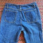 Y2K BUTTON FRONT LOW RISE BUTTERFLY JEANS Blue Size 28 Photo 6