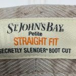 st. john's bay Vintage Cords Corduroy Jeans Sz 12P Taupe Photo 5