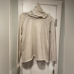 My Beloved  Size M Oatmeal Oversized Cowl Neck Pullover Cozy Lounge Sweatshirt Photo 5