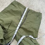 LCKR Women’s Mayday Utility Cargo Pants Nylon Pull On High Rise in Green Army S Photo 12