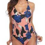 [Sociala] Pink Floral Print V Photo 0