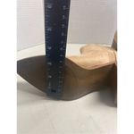 ZBY Women’s Tan Beige Ankle Boots Side Gore Size 7 Block Heels See Description Photo 4