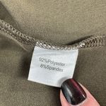 Nashalyly Olive Bodycon Midi Ruffle Sleeveless Cocktail Mermaid Dress Medium Green Photo 7