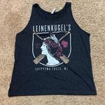 Bella Canvas Leinenkugels Charcoal Graphic Tank Top - Large Photo 0