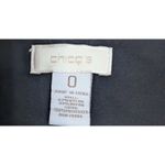 Chico's  Black Metallic Lace Cropped Blazer Jacket Rhinestone Button S/4 Cocktail Photo 2