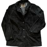 st. john's bay Vintage  Black Genuine Suede Women's Jacket Size Large Photo 0