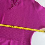 Athleta  Sz S Purple Sweatshirt Mini Dress Hoodie V Neck Stretch Kangaroo Pocket Photo 7