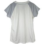 Majestic Chicago Cubs Fan Fashion Short Sleeve Button Down Sewn Jersey White L Photo 1