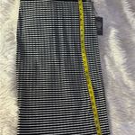 Vince Camuto New  Black and White Strech Midi Pencil Skirt Photo 10