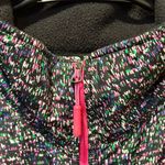 The North Face Zip Up Fleece Jacket Black Hot Pink Size Medium Photo 2