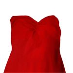 Red Knit Strapless Sweater Midi Dress Women’s Medium Bodycon Sexy Date Night Photo 4