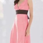 WTOO Watters & Watters In Bloom Pink & Brown Gown Dress Size 12 Cocktail Prom Photo 14