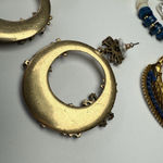 Dangle Drop, Hoop Mix Pierced Earrings Lot Of 3 Costume Jewelry Photo 9