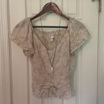Japna Cinched Front Crop Blouse Photo 0