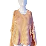 Lulus Medium Pink Crochet Sweater – 100% Acrylic, Photo 0