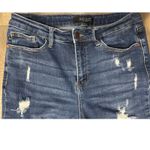 Judy Blue  High Waist Destroyed Cuff Boyfriend Jeans 7/28 Photo 4