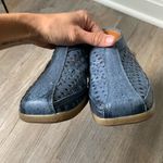 VTG Beacon Euro Flex Huaraches Sandals Leather Blue Mary Jane Size 6 6.5 Photo 2