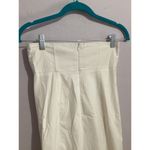 Lucy Paris  Ivory High Waist Knee Length Skirt Front Bow Photo 2