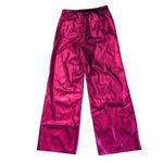 BLANK NYC  Faux Leather The Franklin Pink Metallic Pants Size 29 Photo 2