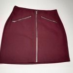 Charlotte Russe  Women Small Burgundy Mini Skirt Photo 0