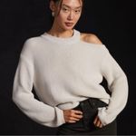 Anthropologie Velvet Graham & Spencer XL Elise Sweater NWT Ivory Chunky Knit Photo 4