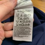 Banana Republic Navy Blue Skirt White Key Print Pleated Mini Womens Size 6 Work Photo 4