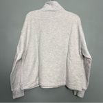 Cotton On NWT  Plush Essential Half Zip Jumper Sweatshirt Pull Over Cloud Gray L Photo 3