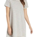 Madewell Striped T-Shirt Dress β Small Photo 0