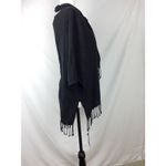 Mieko Mintz new york women's‎ black scarf fringe sweater one size Size undefined Photo 2