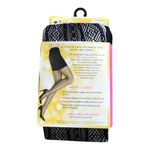 Spanx Star Power Center-Stage Double Diamond Stripe Shaping Tights Black Size C Photo 5