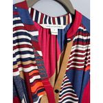 Diane Von Furstenberg DVF  Freya Dress Silk Geometric Print Size 2 Photo 3