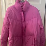 Pink Puffer Jacket Size L Photo 0