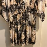 Bar III 🩶 BLACK TIE DYE Wet N Wild Romper Swim Cover-up Size XL Photo 9