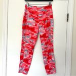 Tahari Sport Vibrant Pink Patterned Activewear Leggings Women’s Size Medium Photo 4