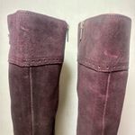 BORN Poly Purple Suede Leather Boots Size 6.5 Photo 9