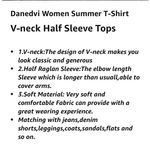 Danedvi Short Sleeve Heather Orange V Photo 5