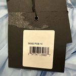 Mac Duggal  56082 Chiffon Cape Sleeve Ankle Length Dress with Keyhole sz 14 Photo 9