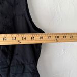 Old Navy  Dress Womens‎ 16 Black Sleeveless Floral Eyelet Embroidered Midi Cotton Photo 4