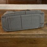 Ralph Lauren Lauren Brown Vintage Houndstooth Canvas Tote Bag Size 14x10.5x5" Photo 2