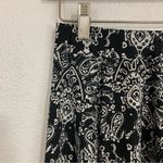 Rebel Sugar  Black White Abstract Paisley Print Mini Skirt Size S Photo 4
