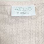 Abound NWT  Pink Cropped Puff Sleeve Top - Size: 3X Photo 2