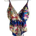 Johnny Was  Women's 2XL Plus One Piece Swimsuit Butterfly Floral Print Boho Photo 3