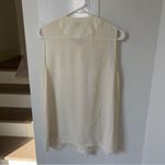 Theory  Silk Sleeveless Blouse in Cream Photo 1