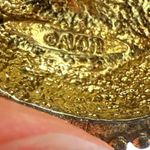 Vintage Avon Womens Earrings Dome Shaped Jewel Embellished Gold Tone Photo 12